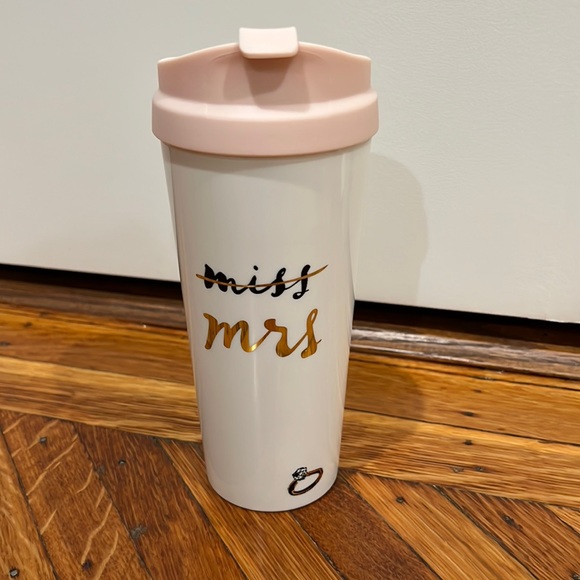Kitchen Kate Spade Miss To Mrs Coffee Tumbler Poshmark